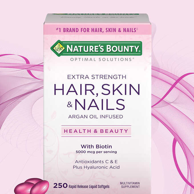 Nature's Bounty Hair, Skin and Nails, 250 Softgels ۵M_Jսn (250ɡ^